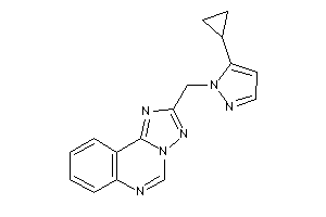 Image of 2-[(5-cyclopropylpyrazol-1-yl)methyl]-[1,2,4]triazolo[1,5-c]quinazoline