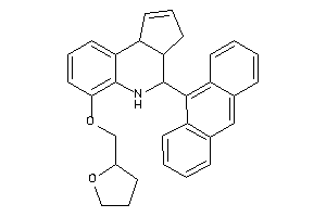 4-(9-anthryl)-6-(tetrahydrofurfuryloxy)-3a,4,5,9b-tetrahydro-3H-cyclopenta[c]quinoline