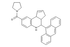 [4-(9-anthryl)-3a,4,5,9b-tetrahydro-3H-cyclopenta[c]quinolin-8-yl]-pyrrolidino-methanone