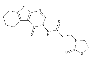 N-(4-keto-5,6,7,8-tetrahydrobenzothiopheno[2,3-d]pyrimidin-3-yl)-3-(2-ketothiazolidin-3-yl)propionamide