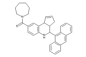 [4-(9-anthryl)-3a,4,5,9b-tetrahydro-3H-cyclopenta[c]quinolin-8-yl]-(azepan-1-yl)methanone