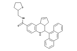 4-(9-anthryl)-N-(tetrahydrofurfuryl)-3a,4,5,9b-tetrahydro-3H-cyclopenta[c]quinoline-8-carboxamide