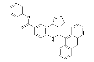 4-(9-anthryl)-N-phenyl-3a,4,5,9b-tetrahydro-3H-cyclopenta[c]quinoline-8-carboxamide