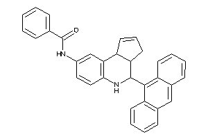 N-[4-(9-anthryl)-3a,4,5,9b-tetrahydro-3H-cyclopenta[c]quinolin-8-yl]benzamide