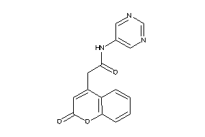 2-(2-ketochromen-4-yl)-N-(5-pyrimidyl)acetamide