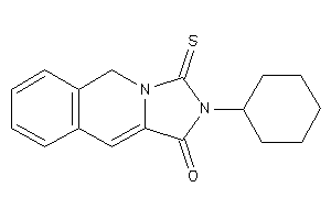 2-cyclohexyl-3-thioxo-5H-imidazo[1,5-b]isoquinolin-1-one