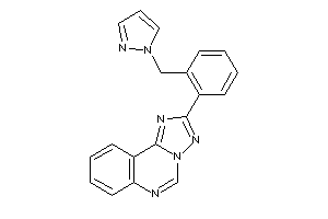 Image of 2-[2-(pyrazol-1-ylmethyl)phenyl]-[1,2,4]triazolo[1,5-c]quinazoline