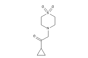 1-cyclopropyl-2-(1,1-diketo-1,4-thiazinan-4-yl)ethanone