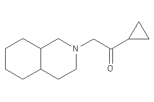 2-(3,4,4a,5,6,7,8,8a-octahydro-1H-isoquinolin-2-yl)-1-cyclopropyl-ethanone