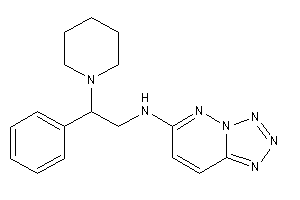 (2-phenyl-2-piperidino-ethyl)-(tetrazolo[5,1-f]pyridazin-6-yl)amine