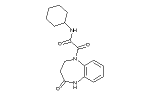 N-cyclohexyl-2-keto-2-(4-keto-3,5-dihydro-2H-1,5-benzodiazepin-1-yl)acetamide