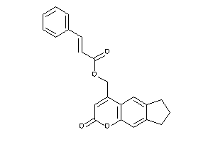 Image of 3-phenylacrylic Acid (2-keto-7,8-dihydro-6H-cyclopenta[g]chromen-4-yl)methyl Ester