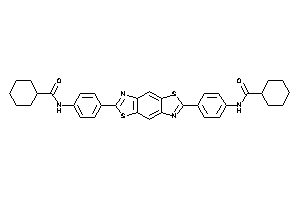 N-[4-[6-[4-(cyclohexanecarbonylamino)phenyl]thiazolo[5,4-f][1,3]benzothiazol-2-yl]phenyl]cyclohexanecarboxamide