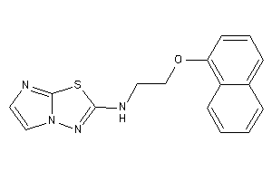 Imidazo[2,1-b][1,3,4]thiadiazol-2-yl-[2-(1-naphthoxy)ethyl]amine