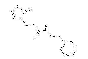 3-(2-keto-4-thiazolin-3-yl)-N-phenethyl-propionamide