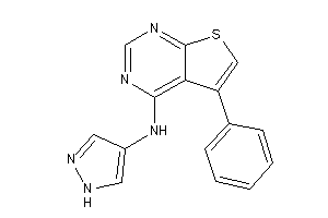 (5-phenylthieno[2,3-d]pyrimidin-4-yl)-(1H-pyrazol-4-yl)amine