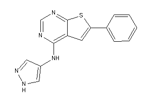 (6-phenylthieno[2,3-d]pyrimidin-4-yl)-(1H-pyrazol-4-yl)amine