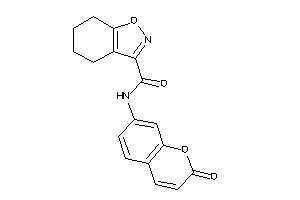 N-(2-ketochromen-7-yl)-4,5,6,7-tetrahydroindoxazene-3-carboxamide