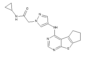 N-cyclopropyl-2-[4-(BLAHylamino)pyrazol-1-yl]acetamide