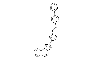 2-[1-[(4-phenylphenoxy)methyl]pyrazol-3-yl]-[1,2,4]triazolo[1,5-c]quinazoline