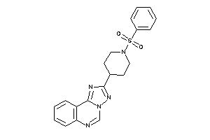 2-(1-besyl-4-piperidyl)-[1,2,4]triazolo[1,5-c]quinazoline