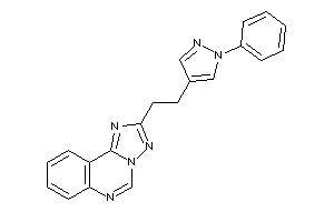 2-[2-(1-phenylpyrazol-4-yl)ethyl]-[1,2,4]triazolo[1,5-c]quinazoline