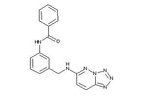 N-[3-[(tetrazolo[5,1-f]pyridazin-6-ylamino)methyl]phenyl]benzamide