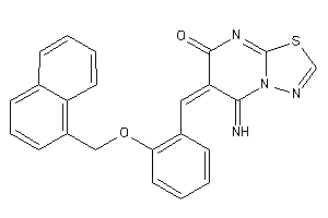 5-imino-6-[2-(1-naphthylmethoxy)benzylidene]-[1,3,4]thiadiazolo[3,2-a]pyrimidin-7-one