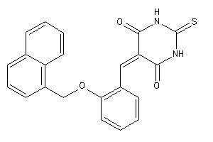 5-[2-(1-naphthylmethoxy)benzylidene]-2-thioxo-hexahydropyrimidine-4,6-quinone