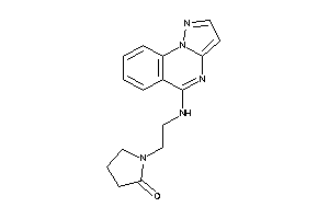 Image of 1-[2-(pyrazolo[1,5-a]quinazolin-5-ylamino)ethyl]-2-pyrrolidone