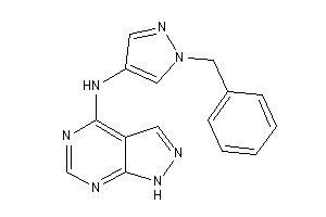 (1-benzylpyrazol-4-yl)-(1H-pyrazolo[3,4-d]pyrimidin-4-yl)amine