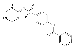 Image of N-[4-(1,3,5-triazinan-2-ylideneamino)sulfonylphenyl]benzamide