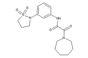 2-(azepan-1-yl)-N-[3-(1,1-diketo-1,2-thiazolidin-2-yl)phenyl]-2-keto-acetamide