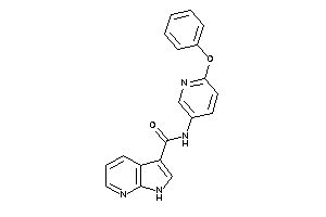 N-(6-phenoxy-3-pyridyl)-1H-pyrrolo[2,3-b]pyridine-3-carboxamide