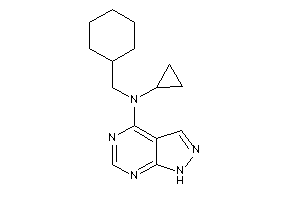 Cyclohexylmethyl-cyclopropyl-(1H-pyrazolo[3,4-d]pyrimidin-4-yl)amine