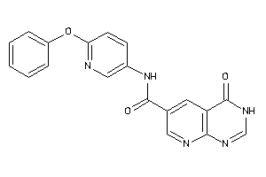 4-keto-N-(6-phenoxy-3-pyridyl)-3H-pyrido[2,3-d]pyrimidine-6-carboxamide