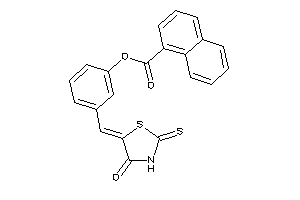 Naphthalene-1-carboxylic Acid [3-[(4-keto-2-thioxo-thiazolidin-5-ylidene)methyl]phenyl] Ester