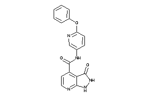 3-keto-N-(6-phenoxy-3-pyridyl)-1,2-dihydropyrazolo[3,4-b]pyridine-4-carboxamide