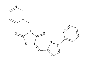 5-[(5-phenyl-2-furyl)methylene]-3-(3-pyridylmethyl)-2-thioxo-thiazolidin-4-one