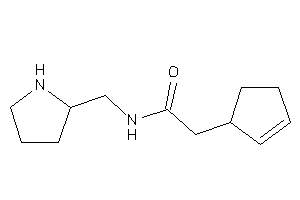 2-cyclopent-2-en-1-yl-N-(pyrrolidin-2-ylmethyl)acetamide