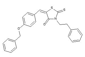 5-(4-benzoxybenzylidene)-3-phenethyl-2-thioxo-thiazolidin-4-one