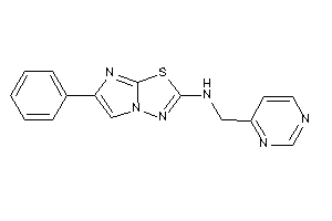 (6-phenylimidazo[2,1-b][1,3,4]thiadiazol-2-yl)-(4-pyrimidylmethyl)amine