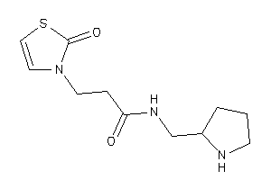 3-(2-keto-4-thiazolin-3-yl)-N-(pyrrolidin-2-ylmethyl)propionamide