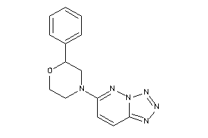 2-phenyl-4-(tetrazolo[5,1-f]pyridazin-6-yl)morpholine