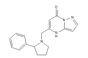 Image of 5-[(2-phenylpyrrolidino)methyl]-4H-pyrazolo[1,5-a]pyrimidin-7-one