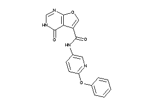 4-keto-N-(6-phenoxy-3-pyridyl)-3H-furo[2,3-d]pyrimidine-5-carboxamide