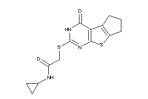 N-cyclopropyl-2-[(ketoBLAHyl)thio]acetamide