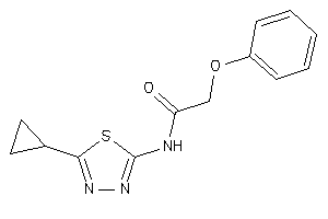 N-(5-cyclopropyl-1,3,4-thiadiazol-2-yl)-2-phenoxy-acetamide