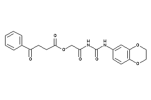 4-keto-4-phenyl-butyric Acid [2-(2,3-dihydro-1,4-benzodioxin-6-ylcarbamoylamino)-2-keto-ethyl] Ester