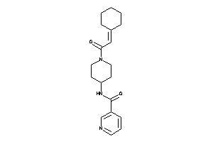 N-[1-(2-cyclohexylideneacetyl)-4-piperidyl]nicotinamide